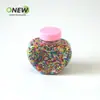 Frasco Transparente de Plástico para Mascotas de Grado Alimenticio 80ml Botella con Forma de Corazón Dulces para Panecillos Frasco Sellado de Plástico Transparente con Tapa