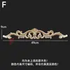 Dongyang Tallado en Madera Estilo Europeo Calcomanía Accesorios para Muebles Flores para Puertas de Madera Tallado Fino Calcomanías para Puertas de Gabinete Flores para Cabeceras Calcomanías de Madera Maciza Decoración