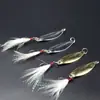 Chang Fishing 2G Hoja de Sauce boca de caballo Rey clásico Luya lentejuela abalorio anzuelo sencillo cebo falso raya blanca equipo de pesca especial