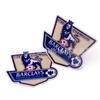 Etiqueta de estampado en caliente 3D estéreo etiqueta de tela multicolor flocado parche de sello de equipo deportivo de fútbol transferencia térmica pasta de estampado en caliente mayoreo