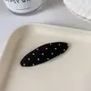 Pinza para el pelo de triángulo de lunares coreana, pinza para flequillo de alta gama y exquisita, pinza para el lateral del pelo, pasador, accesorio para el pelo