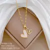 [Acero de Titanio] Doble Capa Bruja del Amor Vacío Lujo Ligero Elegante Magnífico Collar Completo de Diamantes Cadena para Clavícula de Mujer Cadena de Acero de Titanio