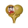 Globo de Dibujos Animados Nata Palo de Mano Cabeza de Globo Palo Largo Clip Globo de Aluminio Set de Fiesta Globo de Dibujos Animados Decoración Día del Niño