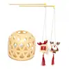 Caos de Natal Chaoshan Lanterna Pequena Portátil de Bambu Saco de Material DIY Feito à Mão Barraca de Lanternas Antigas Decoração para Pendurar