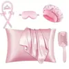 Modelador de Cachos Sem Calor Transfronteiriço, Ferramenta de Cachos para Dormir Preguiçoso, Máscara de Olhos para Cachos Ondulados Grandes, Touca de Dormir, Fronha, Conjunto de Seda