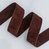 Cinta de Terciopelo de Doble Cara con Borde Prensado de Piel de Ciervo Estilo Coreano DIY Lazo Accesorios para el Cabello Banda para el Cabello Sombrero de Copa Accesorios para Ropa Cinturón Flocado