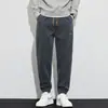 Pantalones de Verano Populares para Hombre 2025 Cintura Elástica Cintura Alta Moda Trendy Casual Sueltos Ropa Exterior para Hombre