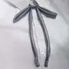 Camisa de Uniforme Jk de Color Sólido sin Corbata Lazo Cuerda de Corbata para Mujer Accesorio de Traje de Marinero Cinta