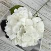 Hortensia de Llama Única Flor Artificial Hortensia de Llama Pared Camino de Plomo Pan Tejido Flor Artificial Decorativa Flor Falsa
