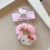 Novos Scrunchies de Gato Fofo em Acrílico Desenho Animado, Acessórios de Cabelo para Meninas Fofas, Enfeites de Coque para Cabelo Venda por Atacado
