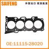 11115-28020 11115-28011 junta de cilindro de metal adecuada para motor Toyota RAV4/1AZFE