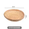 Produtos de Cesta de Bambu Feitos à Mão, Cestas Portáteis para Confeitaria e Lanches, Bandejas de Palha para Lanches, Cestas de Bambu, Cestas para Armazenamento de Vegetais