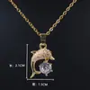 Collar para Mujer Transfronterizo Popular Collar de Perlas con Lazo Diseño de Nicho Versátil No se Desvanece Accesorios de Acero de Titanio de Gama Alta