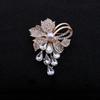 Broche de Liga de Alta Qualidade Simples e Fashionável Temperamento Antibrilho Corsage Acessórios de Vestuário Alfinete de Diamante Removível Transfronteiriço