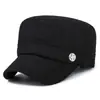 Gorra de Béisbol de Invierno para Hombre con Forro de Terciopelo Grueso, Protección para los Oídos, Cálida, Pico de Pato, para Hombres de Mediana Edad y Mayores, Papá, Protección contra el Frío al Aire Libre, Gorro de Algodón