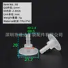 Conector de Tubo de Ar Air Bag de TPU Bico de Ar Reto de PVC Air Bag de Massagem Preenchido com Ar Conector de TPU Bico de Ar Atacado