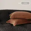 Cálido y Esponjoso~Par de Fundas de Almohada de Terciopelo de Leche Cálido Clase A, con Forro Interior Grueso de Terciopelo Coral 48X74Cm