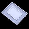 Pegamento para espejo goteando material DIY molde tablero rectangular para presionar arcilla base de mesa de secado accesorios de material manual molde de pegamento goteante