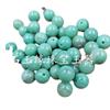 Contas redondas de ágata pinho verde jade contas soltas jade acessórios para pulseira colar contas de jade feitas à mão