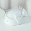Boina de Lana para Mujer, Estilo Francés, Otoño e Invierno, Lazo de Malla Retro, Sombrero de Recepción para Actuación, Sombrero de Azafata para Vestido de Noche
