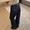 Jeans retro de pierna recta para mujer, nuevos y modernos para primavera/otoño 2026, de cintura alta, adelgazantes, cropped, de pierna ancha para figuras petite