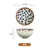 Tigela Doméstica Cor Esmalte Porcelana Mesa Cerâmica Japonesa Tigela de Arroz 2025 Nova Tigela de Arroz de Aparência Elegante Tigela Pequena para Comer