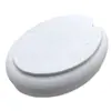 Fabricante de origen molienda EVA esponja de baño ovalada espuma EVA blanca cabezal de cepillo de baño de espuma EVA con mango de madera cepillo de baño