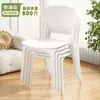 Silla de plástico para uso doméstico, silla de comedor nórdica engrosada con respaldo, silla de comedor de negocios para mesa de comedor, taburete moderno simple y cómodo