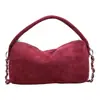 Bolsas para Mulheres Outono e Inverno 2025 Nova Moda Design de Nicho Bolsa Transversal Bolsa de Mão Retrô para o Dia a Dia Bolsa Almofada