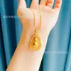 Xiaohongshu Moda Estilo Chinês Novo Brincos Exquisitos Vazados de Cabaça Brincos Versáteis Retrô Femininos Conjunto de Nicho Atacado