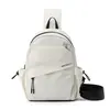 Nova Bolsa de Peito Masculina Moda Casual Grande Capacidade Bolsa de Ombro Único High-End Exterior Impermeável Bolsa Transversal Masculina
