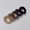 Elástico de Cabelo Durável de Alta Elasticidade 2025 Novo Estilo Coque Rabo de Cavalo Alto Corda de Cabelo Elástico para Mulheres