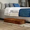 Taburete de Madera Maciza Reposapiés Escalón Reposapiés Piano Oficina Pedal de Pie Alfombrilla Antideslizante para Cocina Base Elevadora