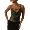 060120 Amazon Transfronterizo 2025 Otoño Nuevo Producto Sexy Ajustado Jacquard Cuello en V Estilo Europeo y Americano Top Camisola