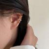 Pendientes de botón de plata de ley 925 con diseño de nicho para mujer, de alta gama, con un toque de distinción y sencillos agujeros para las orejas.