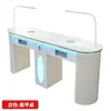 Nova Mesa de Manicure Estilo Chinês Mesa de Manicure Individual e Dupla de Ardósia com Carregamento Sem Fio Aspirador de Mesa para Salões de Unhas
