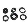 225 piezas anillo de sellado de goma butílica tipo O rojo/negro silicona estándar nacional caja pequeña antideslizante y resistente al desgaste para aire acondicionado de coche
