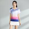 2024 Novas roupas de badminton terno tênis masculino feminino camisa de manga curta roupas de competição de camisa esportiva Primavera