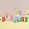 Copo de Destilado Personalizado 2oz, Copo com Canudo para Bebidas Geladas, Novo Mini Copo Térmico de Aço Inoxidável 304, Copo de Carro, Copo Pequeno de Água