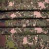 Tecido de camuflagem de poliéster com estampa xadrez estilo coreano com boa resistência ao rasgo Tecido para roupas de chapéu com 5 compartimentos