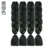 Peluca trenza sucia Hip Hop Color Africano Cabello trenzado alta temperatura peluca trenza sucia chica anime banda para el pelo degradado Cabello Seda