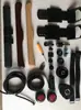 Juego completo de accesorios para máquina de remo resistentes al agua: reloj electrónico, eje central, mango de madera, banda de resistencia de acero inoxidable, cuerda elástica, pedal de pie