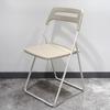 Silla Plegable para el Hogar Silla de Capacitación Silla con Respaldo Silla de Comedor Portátil de Plástico Silla de Oficina para Sala de Conferencias Silla Plegable