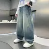 Ropa para niños para niños, pantalones vaqueros de primavera y otoño, nuevos pantalones largos casuales 2026 para niños mayores, ropa de primavera elegante y moderna para niños
