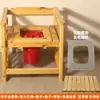 Cadeira de Banheiro com Braços, Vaso Sanitário Portátil para Idosos, Bacio Doméstico Resistente para Gestantes, Uso Rural, Conversão de Vaso Sanitário de Agachamento em Madeira Maciça