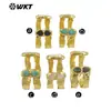 WT-B656 Pulsera de Latón con Sentido de Diseño Hueco Piedra Original Perla Destello Piedra Tianhe Joyería Ajustable
