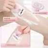 Navaja manual para mujer hecha a medida con cuchillas ultrafinas de cinco capas y mango corto para recortar el vello de las axilas
