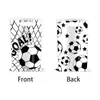 Platos, Vasos, Servilletas de Papel de Fútbol Blancos Pequeños, Vajilla Desechable, Manteles, Banderas, Banderines, Decoraciones de la Copa Mundial de Fútbol
