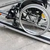 Rampa sin Barreras Móvil Retráctil y Ajustable de Aleación de Aluminio Ludaman, Exclusivamente para Uso Transfronterizo, Aluminumramp207N