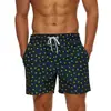 Calções de Praia Masculinos Transfronteiriços Estampados 3D Tamanho Grande Secagem Rápida Calções de Natação Série Frutas Flamingo Calções de Praia
